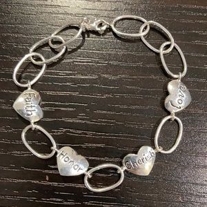 Real silver bracelet
